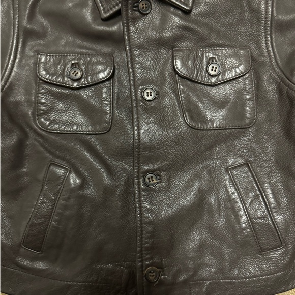 Baby gap leather jacket Size L / XL - Picture 4 of 9